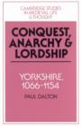 Image for Conquest, Anarchy and Lordship