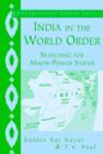 Image for India in the World Order