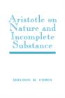 Image for Aristotle on Nature and Incomplete Substance