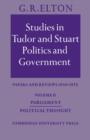 Image for Studies in Tudor and Stuart politics and government  : papers and reviews 1946-1972Vol. 2: Parliament/political thought