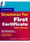 Image for Grammar for First Certificate Self Study Pack Book with Answers and Audio CD
