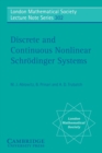 Image for Discrete and continuous nonlinear Schrèodinger systems