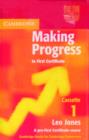 Image for Making Progress to First Certificate Audio Cassette Set (2 Cassettes)