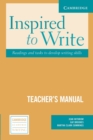 Image for Inspired to Write Teacher&#39;s Manual