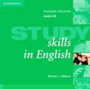 Image for Study Skills in English Audio CD