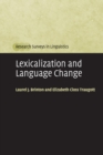 Image for Lexicalization and language change