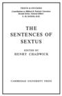 Image for The sentences of Sextus