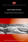 Image for Law in Times of Crisis