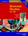 Image for Business studies for AS