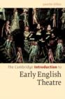 Image for The Cambridge introduction to early English theatre