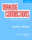 Image for Making Connections High Intermediate Teacher&#39;s Manual : An Strategic Approach to Academic Reading and Vocabulary