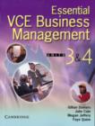 Image for Essential VCE Business Management Units 3 and 4 Book with CD-ROM