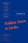 Image for Politica sacra et civilis