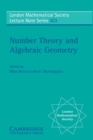 Image for Number Theory and Algebraic Geometry