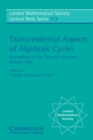 Image for Transcendental Aspects of Algebraic Cycles
