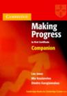 Image for Making Progress to First Certificate Companion