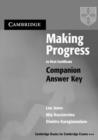 Image for Making Progress to First Certificate Companion Answer Key