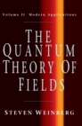 Image for The quantum theory of fieldsVol. 2: Modern applications