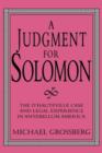 Image for A Judgment for Solomon
