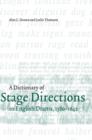 Image for A Dictionary of Stage Directions in English Drama 1580–1642