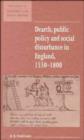 Image for Dearth, Public Policy and Social Disturbance in England 1550-1800