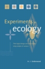 Image for Experiments in Ecology