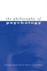 Image for The philosophy of psychology