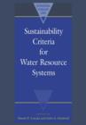 Image for Sustainability criteria for water resource systems