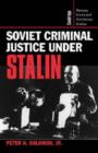 Image for Soviet Criminal Justice under Stalin