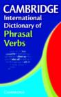 Image for The Cambridge international dictionary of phrasal verbs