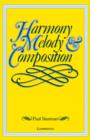 Image for Harmony, melody &amp; composition
