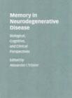 Image for Memory in Neurodegenerative Disease