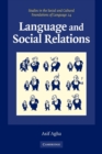 Image for Language and Social Relations