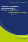 Image for Advances in Economics and Econometrics: Theory and Applications