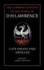 Image for D. H. Lawrence: Late Essays and Articles