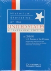 Image for Historical Statistics of the United States on CD-ROM : Colonial Times to 1970 - Bicentennial Edition