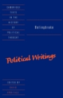Image for Bolingbroke: Political Writings