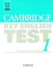 Image for Cambridge Key English Test 1 Student&#39;s book