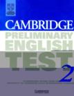 Image for Cambridge Preliminary English Test 2 Student&#39;s book