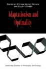 Image for Adaptationism and Optimality