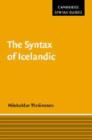 Image for The syntax of Icelandic