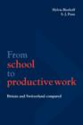 Image for From School to Productive Work