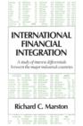 Image for International financial integration  : a study of interest differentials between the major industrial countries