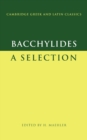 Image for Bacchylides
