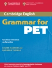 Image for Cambridge Grammar for PET without Answers