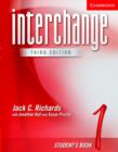 Image for Interchange Student&#39;s Book 1