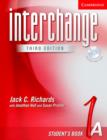 Image for Interchange Student&#39;s Book 1A with Audio CD