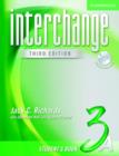 Image for Interchange Student&#39;s Book 3A with Audio CD