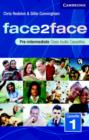 Image for Face2face Pre-intermediate Class Cassettes