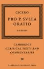 Image for Cicero: Pro P. Sulla oratio